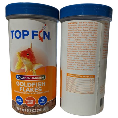 Top Fin Goldfish Flakes Color-Enhancing 5.7 oz - 702 PC LOT - Topper Liquidators