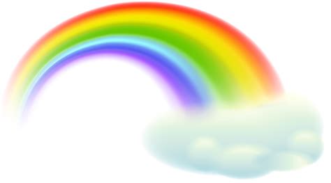 Rainbow Clip Art Rainbow Sun And Clouds Png Transparent Clip Art | Sexiz Pix