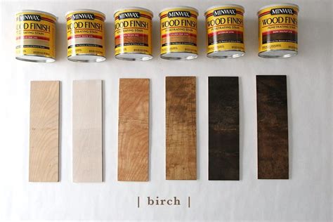 How 6 Different Stains Look On 5 Popular Types of Wood | Wood floor ...