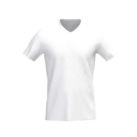 Blank white T-shirt front view for mockup template mockup design ...