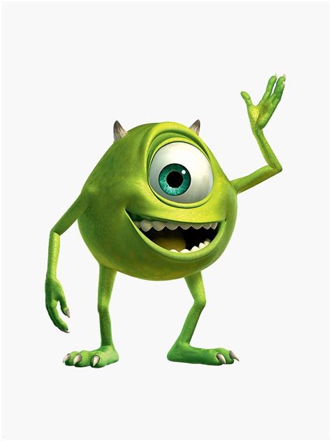 Mike Wazowski | Sticker | Mike from monsters inc, Mike wazowski costume, Monsters inc