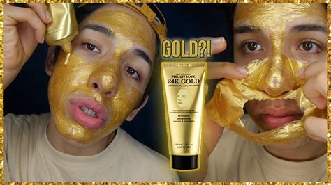 REAL 24K GOLD PEEL-OFF MASK | Review - YouTube