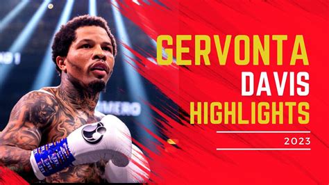 GERVONTA DAVIS BOXING HIGHLIGHTS 2023 - One News Page VIDEO