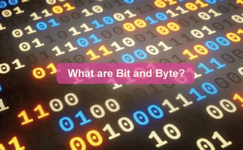 Difference Between Bit and Byte - javatpoint