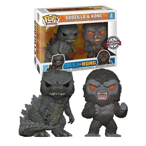 Funko Pop Godzilla Vs Kong 2-Pack - Game Games - A Loja Mais POP do Brasil | Vem Conhecer!