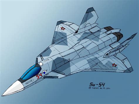 Sukhoi Su-54-3 by TheXHS on DeviantArt