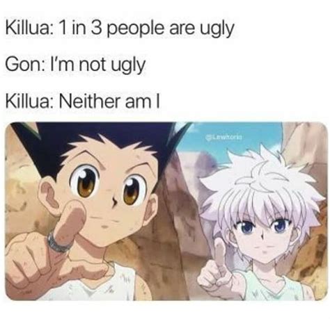 Gon and killua speak facts | Hunterxhunter funny, Hunter x hunter ...