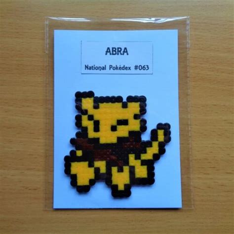 Abra Pokemon Sprite Perler Bead Pattern Bead Sprites - vrogue.co