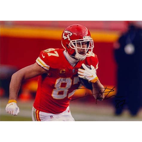 Autograph Signed Travis Kelce Photo