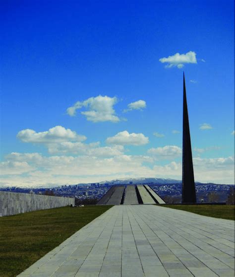 The Tsitsernakaberd Armenian Genocide Memorial Complex in Yerevan ...