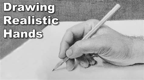 How to draw hands - draw along class - realistic hand drawing tutorial ...