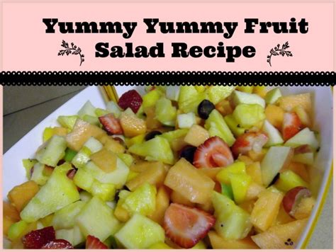 Yummy Yummy Fruit Salad Recipe | Budget Earth