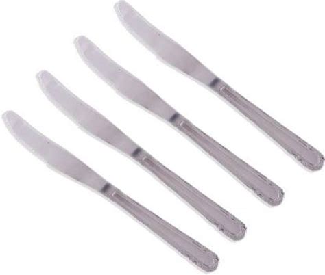 Classic Essentials butter knife Stainless Steel Knife Set (Pack of 4) - OMGTricks