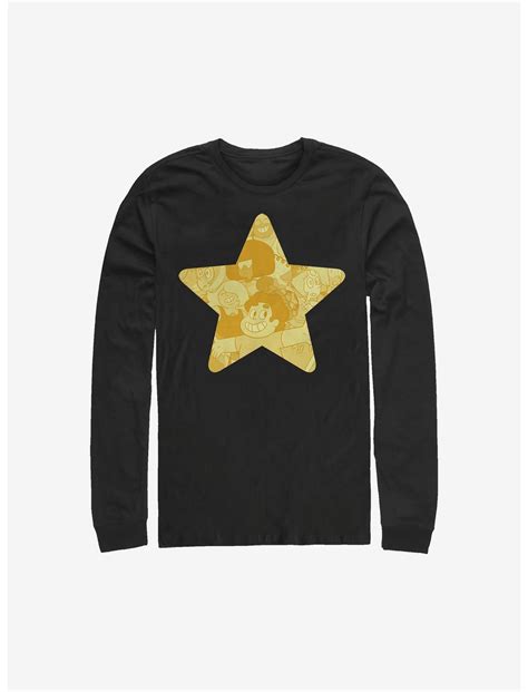 Steven Universe Steven Star Long-Sleeve T-Shirt - BLACK | Hot Topic