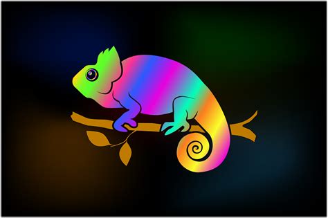 Chameleon Image Vector Graphic by kareemov1000 · Creative Fabrica