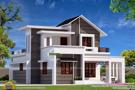 1500 Sq Ft Double Floor House Plans In Kerala - House Design Ideas