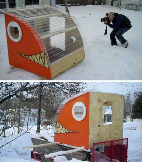 Reel Cold Comfort: 10 Creative Ice Fishing Hut Designs - WebUrbanist