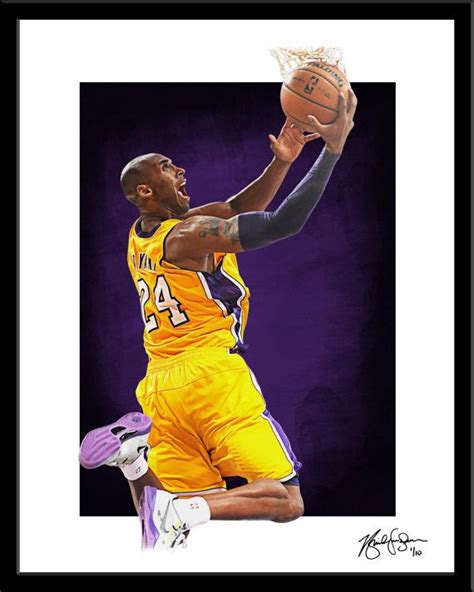 Kobe Bryant Print - Fine Art - Modern Graphic Decor - Los Angeles ...