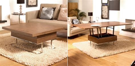 More Functions In A Compact Design - Convertible Coffee Tables