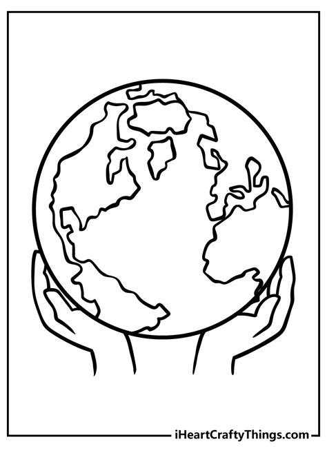 Earth Coloring Pages Free Printable