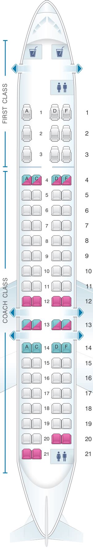 Canadair Regional Jet 900 Seating : Seat Map Delta Airlines Bombardier Canadair Regional Jet CRJ ...