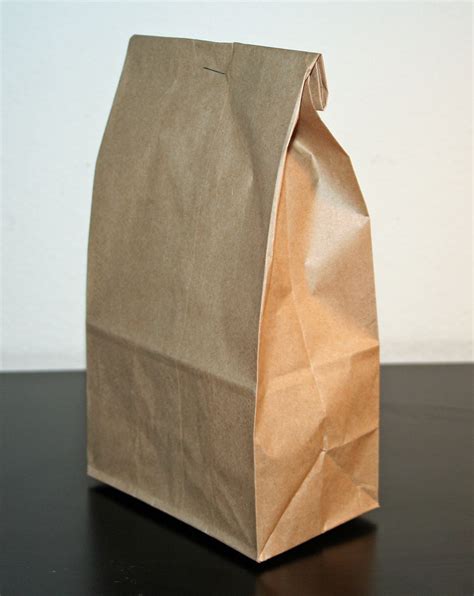 Brown Bag (with staple) | A brown bag lunch sack held closed… | Flickr