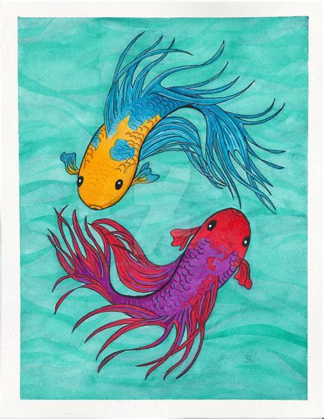 Shiny Fish by InkewellImaginarium on DeviantArt