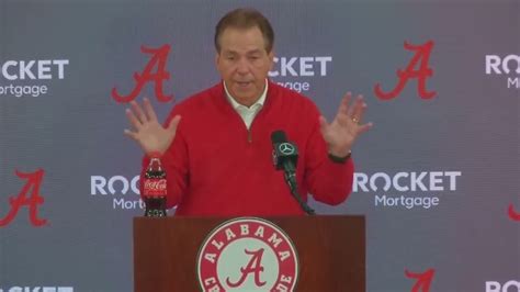 Alabama Nick Saban LSU game week press conference - Win Big Sports