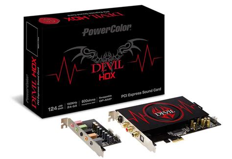 Powercolor Devil HDX PCI Express Sound Card Announced - Legit Reviews