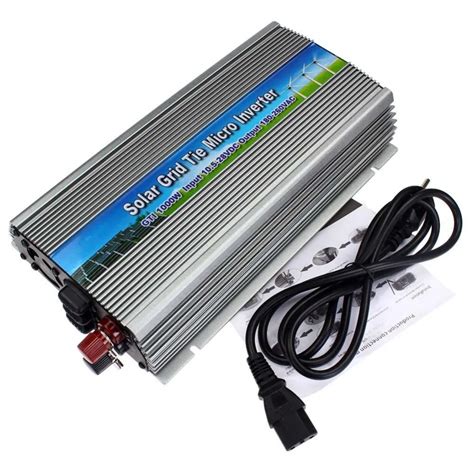 MPPT 1000W 18V Micro Inverter Grid Tie Inverter Solar Power Inverter 1000W 10.5 28V DC to 90 ...