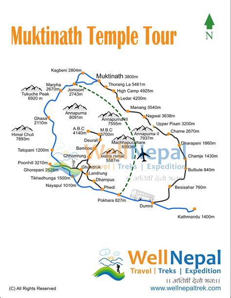 5 days Muktinath Luxury Tour - Well Nepal Treks