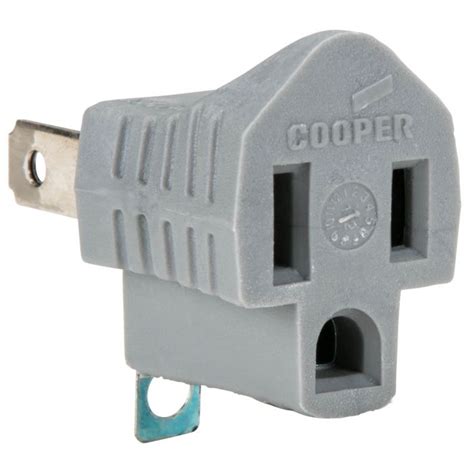 AC 3-Prong / Pole Ground Lift Grounding Plug Adapter