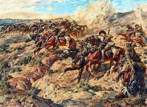 Battle of Beersheba, October 31st, 1917, 4th Australian Light Horse Brigade : r/BattlePaintings