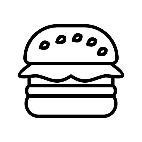 Vector Hamburger Icon 439881 Vector Art at Vecteezy