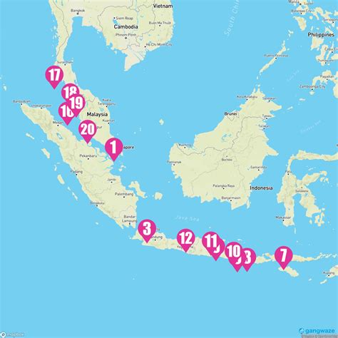 MS Westerdam - November 25, 2023 - Cruise Map & Port Info