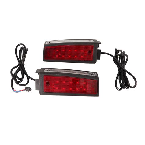 1 Pair 10in Electric Scooter Turn Signals Plastic Body Turn Light Replacement Vehicle ...