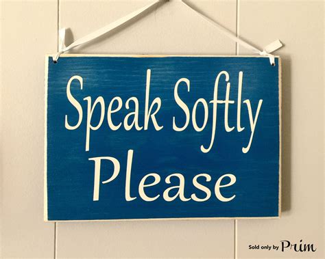 10x8 Speak Softly Please Custom Wood Sign Therapy Spa Salon in - Etsy UK