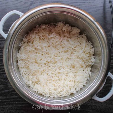 How to cook basmati rice in a rice cooker (Soaked & Unsoaked) - Everyday Nourishing Foods