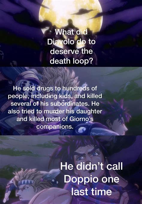 He truly was the lowest scum in history | /r/ShitPostCrusaders/ | JoJo ...