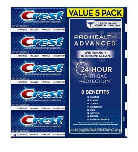 Crest Pro-Health Toothpaste Advanced White, 5 Pack - Fry’s Food Stores