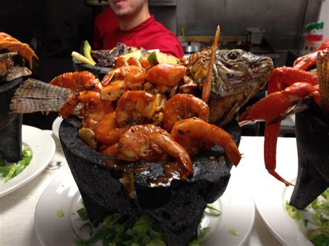 Spicy Seafood Molcajete!! Yum | Mexican food recipes, Best mexican recipes, Food