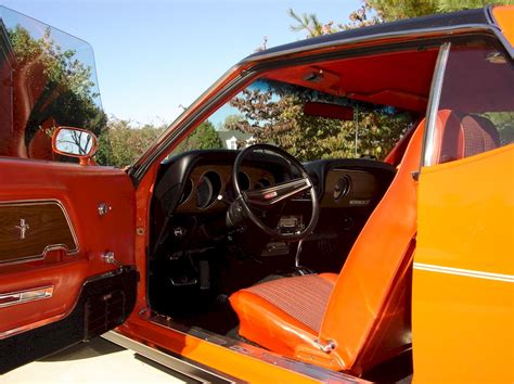 Calypso Coral Orange 1970 Ford Mustang Grande Hardtop