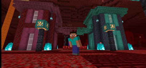 Nether Survival Base | Minecraft PE Maps