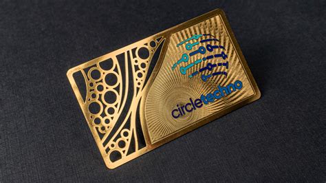 Metal Business Cards | Custom Laser Cut Engraved Design