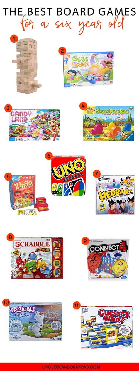 The Best Board Games for 6 Year Olds - Lipgloss and Crayons