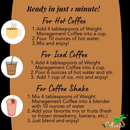 Coconut Weight Management Coffee – CAcafe