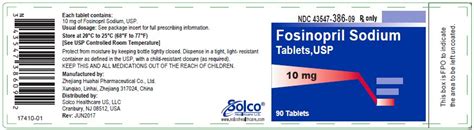 DailyMed - FOSINOPRIL SODIUM- fosinopirl sodium tablet FOSINOPRIL SODIUM tablet