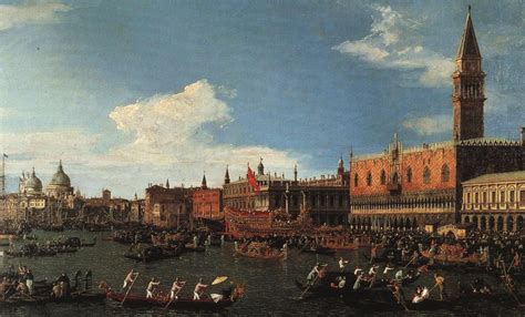 Il Bucintoro In Venice Painting | Giovanni Antonio Canal, better known ...