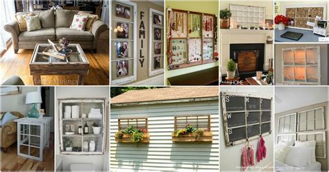 40 Simple Yet Sensational Repurposing Projects For Old Windows - DIY ...