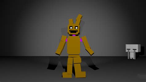 Springbonnie 8-Bit model by BonniePlay10 on DeviantArt